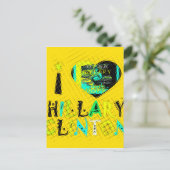 Carte Postale I Heart Hillary Clinton : Graffiti Expression Art (Debout devant)