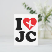 Carte Postale I Heart JC (Debout devant)