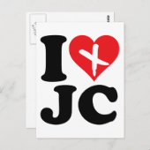 Carte Postale I Heart JC (Devant / Derrière)