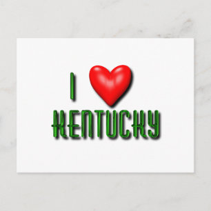 Carte Postale I Heart Kentucky