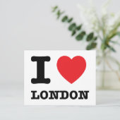 Carte postale I Heart London (Debout devant)