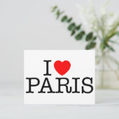 Carte Postale I heart (love) Paris (Debout devant)