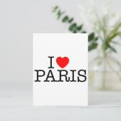 Carte Postale I heart (love) Paris (Debout devant)