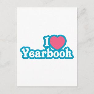 Carte Postale I Heart / Love Yearbook