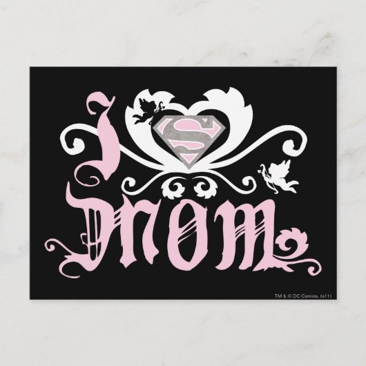 Carte Postale I Heart Maman Rose (Devant)