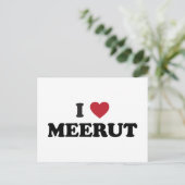 Carte Postale I Heart Meerut Inde (Debout devant)