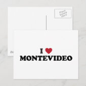 Carte Postale I Heart Montevideo Uruguay (Devant / Derrière)
