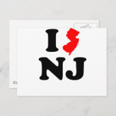 Carte Postale I Heart NJ (Devant / Derrière)