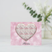 Carte Postale I Heart Paris France Tour Eiffel (Debout devant)