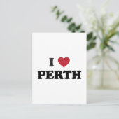 Carte Postale I Heart Perth Australie (Debout devant)