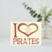 Carte Postale I Heart Pirates (Debout devant)