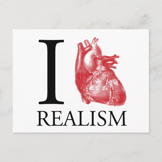 Carte Postale I Heart Realism (Devant)