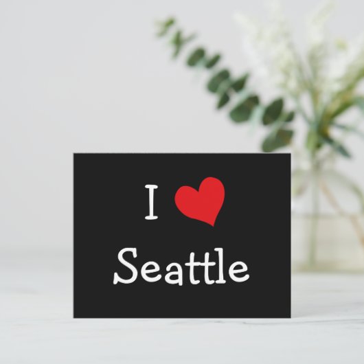 Carte Postale I Heart Seattle (Debout devant)