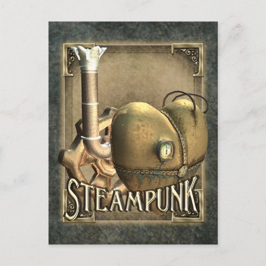 Carte postale I Heart Steampunk (Devant)
