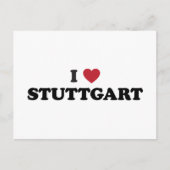 Carte Postale I Heart Stuttgart Germany (Devant)