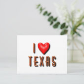 Carte Postale I Heart Texas (Debout devant)