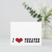 Carte postale I Heart Theatre (Debout devant)