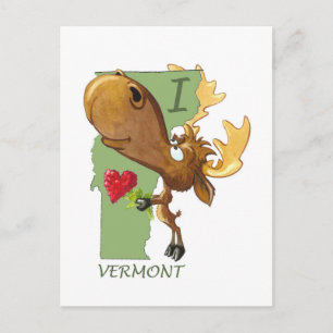Carte postale I Heart Vermont