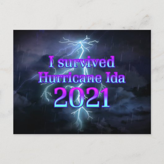Carte Postale I Hurricane Ida (Devant)