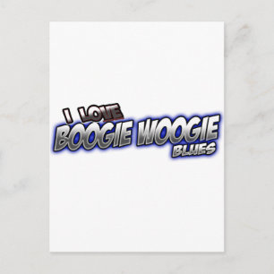 Carte Postale I Logie Boogie Woogie BLUES musique