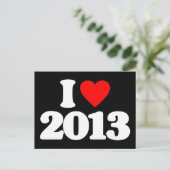 CARTE POSTALE I LOVE 2013 (Debout devant)