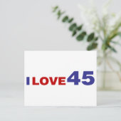 Carte Postale I Love 45 (Debout devant)