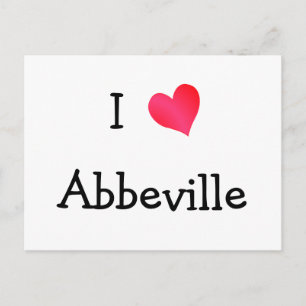 Carte Postale I Love Abbeville