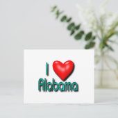 Carte Postale I Love Alabama (Debout devant)