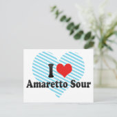 Carte Postale I Love Amaretto Sour (Debout devant)