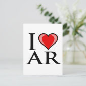 Carte Postale I Love AR - Arkansas (Debout devant)