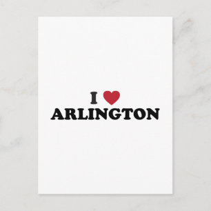 Carte Postale I Love Arlington Texas