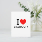 Carte Postale I Love Atlantic City (Debout devant)