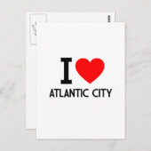 Carte Postale I Love Atlantic City (Devant / Derrière)