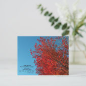 Carte postale I Love Autumn (Debout devant)