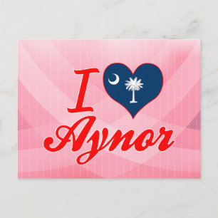 Carte Postale I Love Aynor, Caroline du Sud