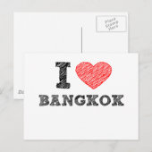 Carte Postale I Love Bangkok (Devant / Derrière)