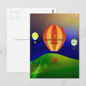 Carte Postale I Love Barcelona, Espagne (Devant / Derrière)