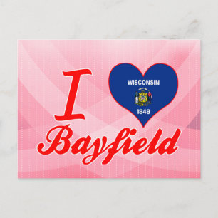 Carte Postale I Love Bayfield, Wisconsin