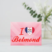 Carte Postale I Love Belmond, Iowa (Debout devant)