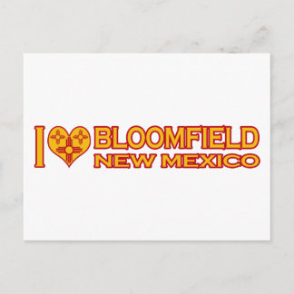 Carte Postale I Love Bloomfield, NM
