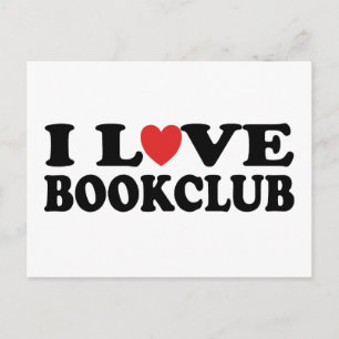 Carte Postale I Love Bookclub