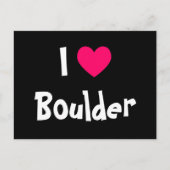 Carte Postale I Love Boulder (Devant)