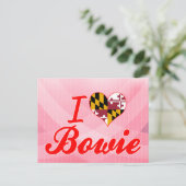 Carte Postale I Love Bowie, Maryland (Debout devant)