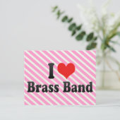 Carte Postale I Love Brass Band (Debout devant)