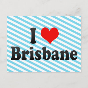 Carte Postale I Love Brisbane, Australie