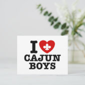 Carte Postale I Love Cajun Boys (Debout devant)