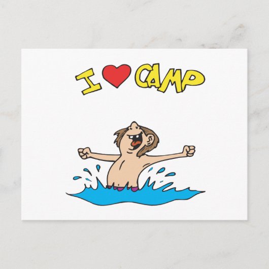Carte Postale I Love Camp 2 (Devant)