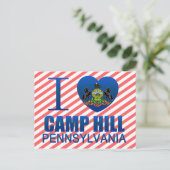 Carte Postale I Love Camp Hill, PA (Debout devant)