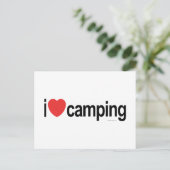 Carte Postale I Love Camping (Debout devant)