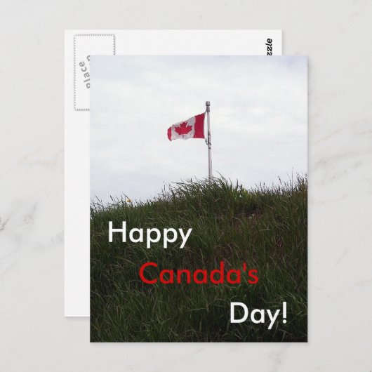 Carte postale I Love Canada (Devant / Derrière)